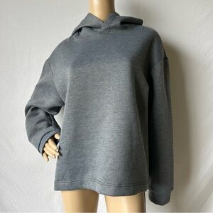 ZARA
Grey hooded cozy oversized long sleeve sweater